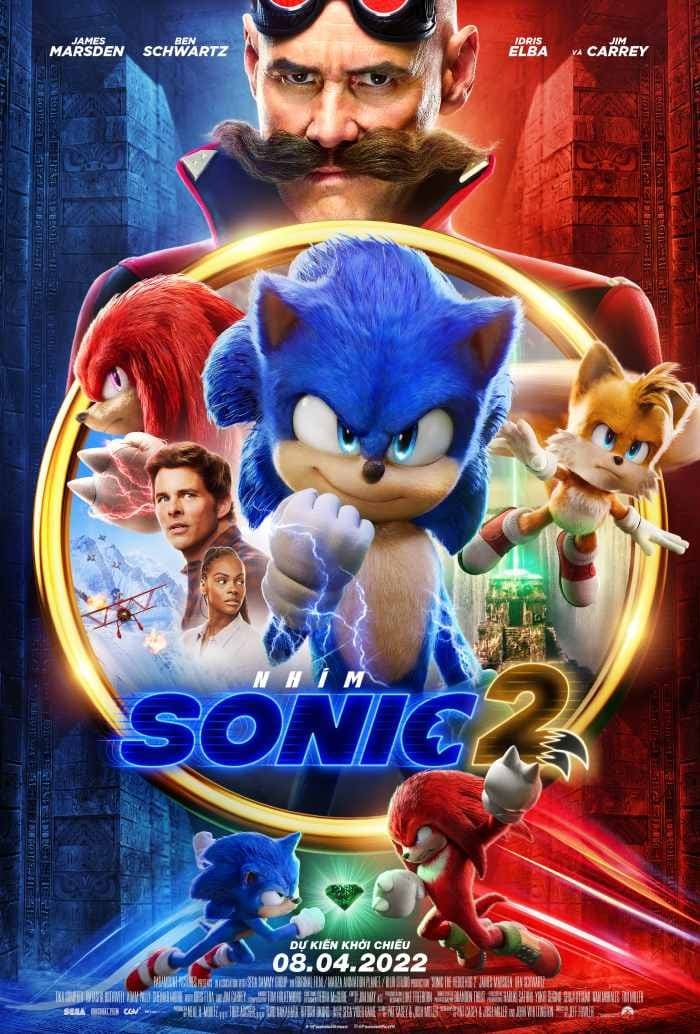 Nhím Sonic 2 Full HD Vietsub-2 Nhím Sonic 2 | Sonic the Hedgehog 2 2022